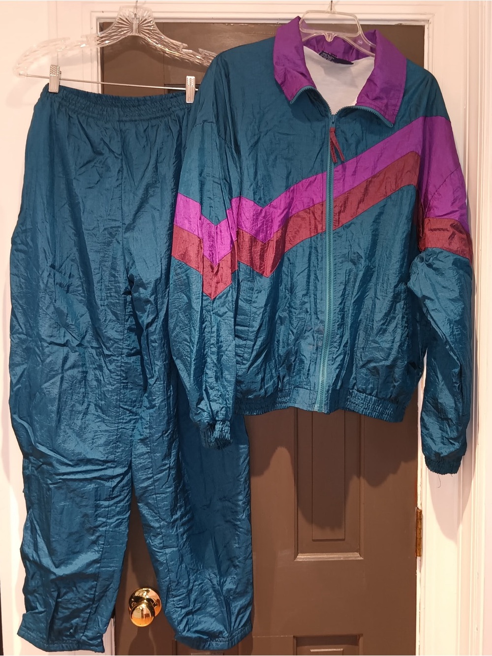 Vintage 90s windbreaker nylonTrack suit